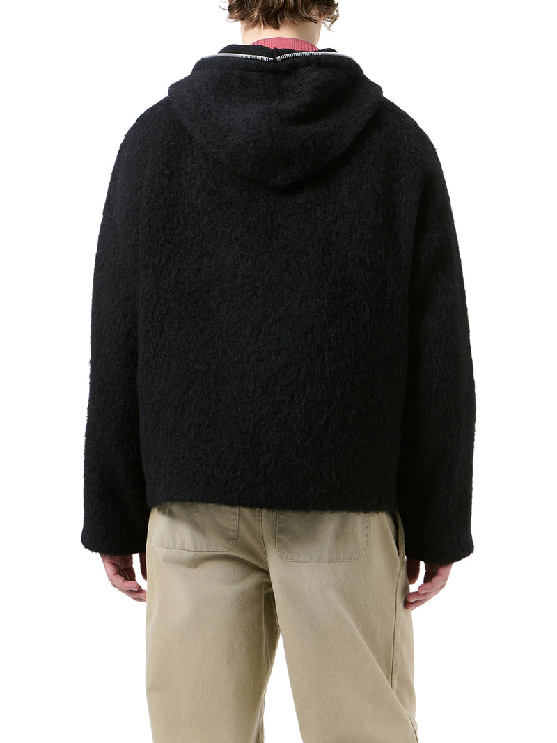 FULL ZIP WOOL HOODIE