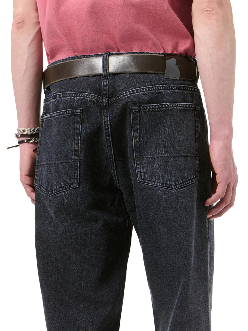 THIRD CUT JEANS IN COTTON DENIM