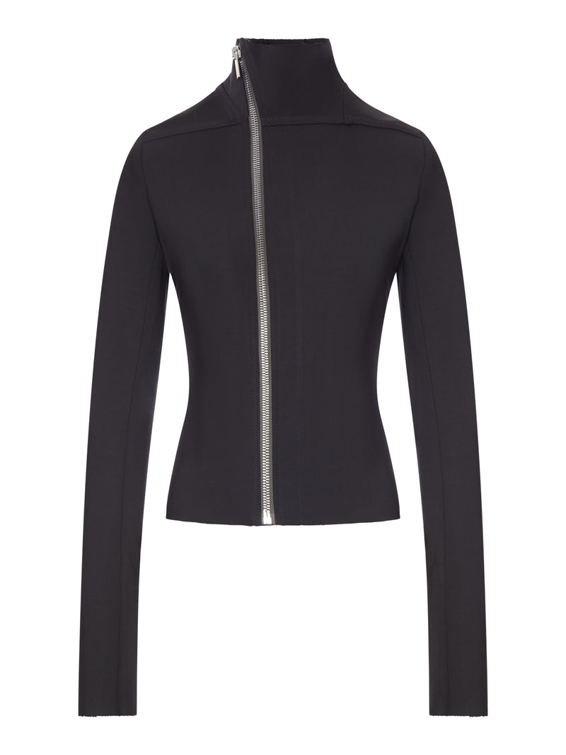 GARY FITTED JACKET WITH ASYMMETRIC ZIP