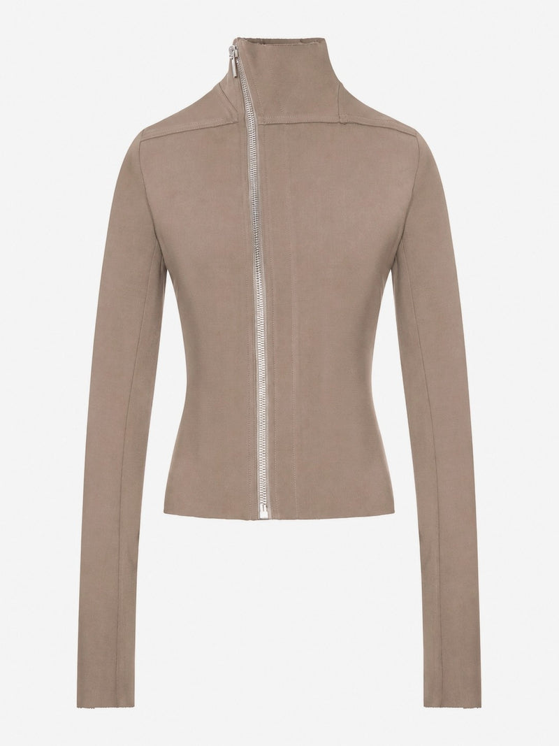 GARY FITTED JACKET WITH ASYMMETRIC ZIP