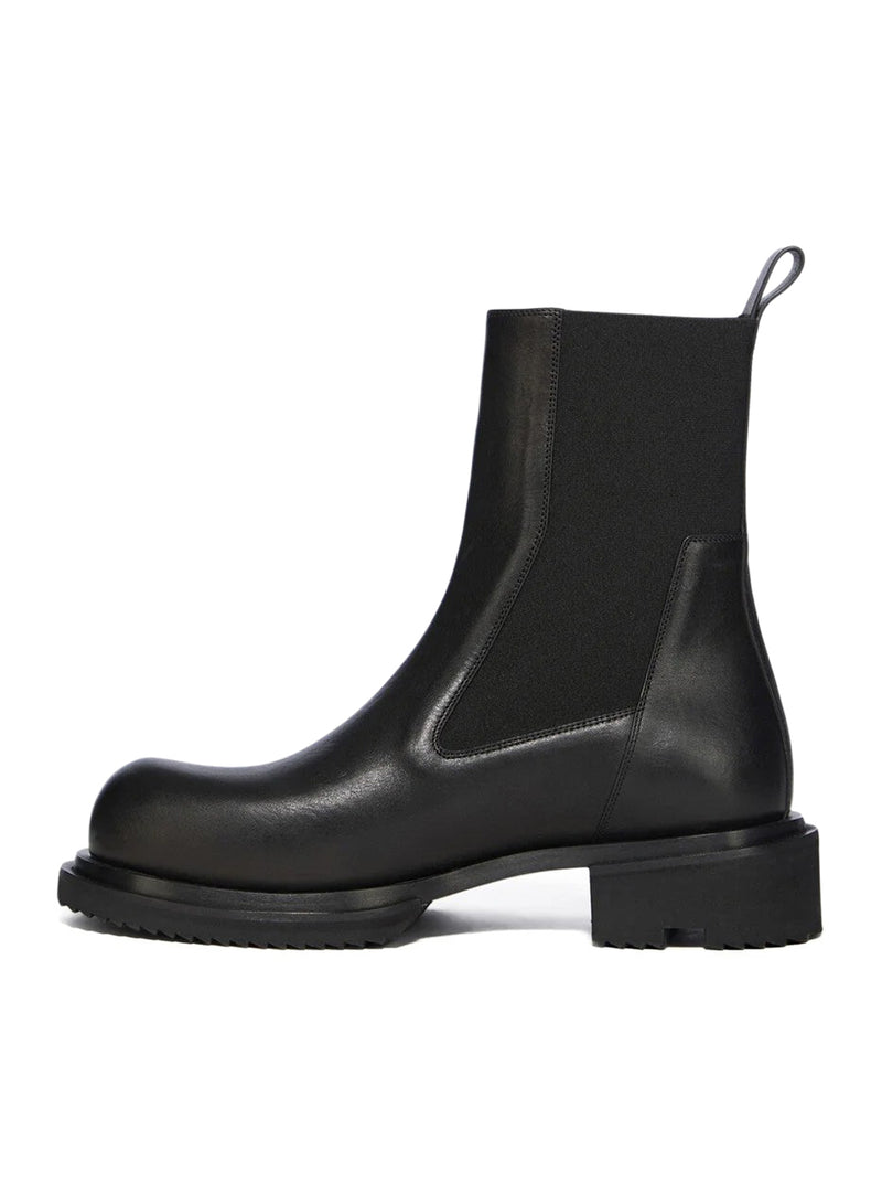 BOGUN BLACK LEATHER BOOTS