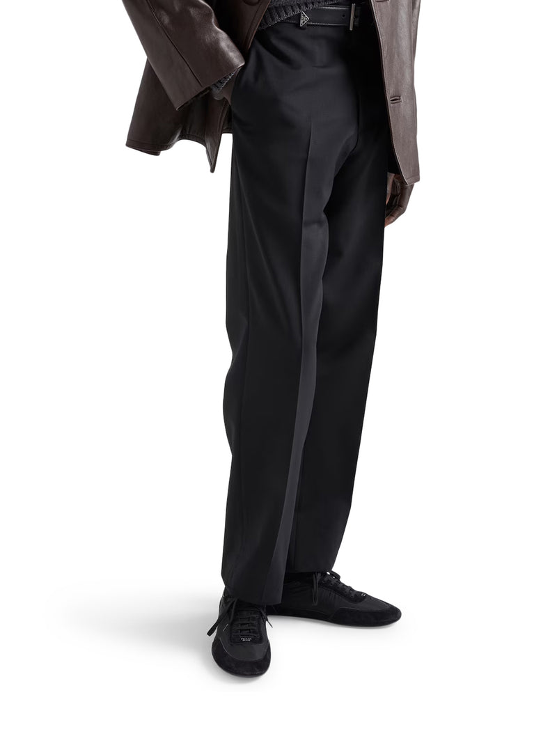 MOHAIR WOOL TROUSERS