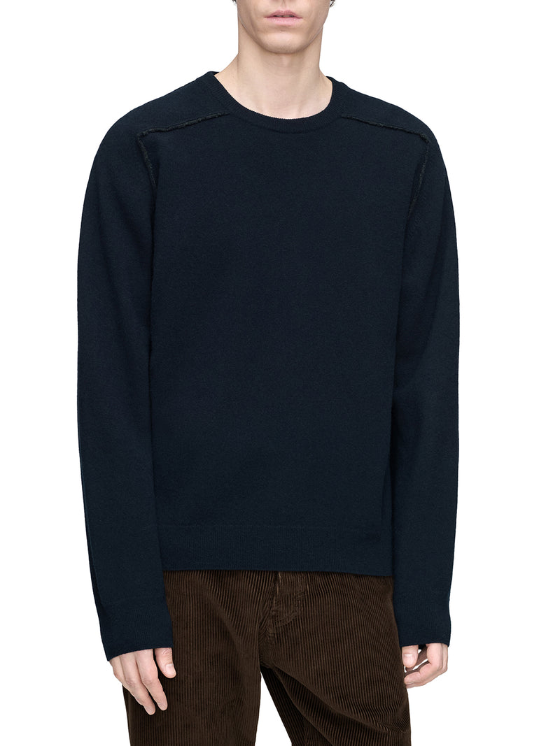CREWNECK SWEATER IN VIRGIN WOOL