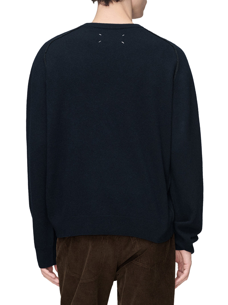 CREWNECK SWEATER IN VIRGIN WOOL