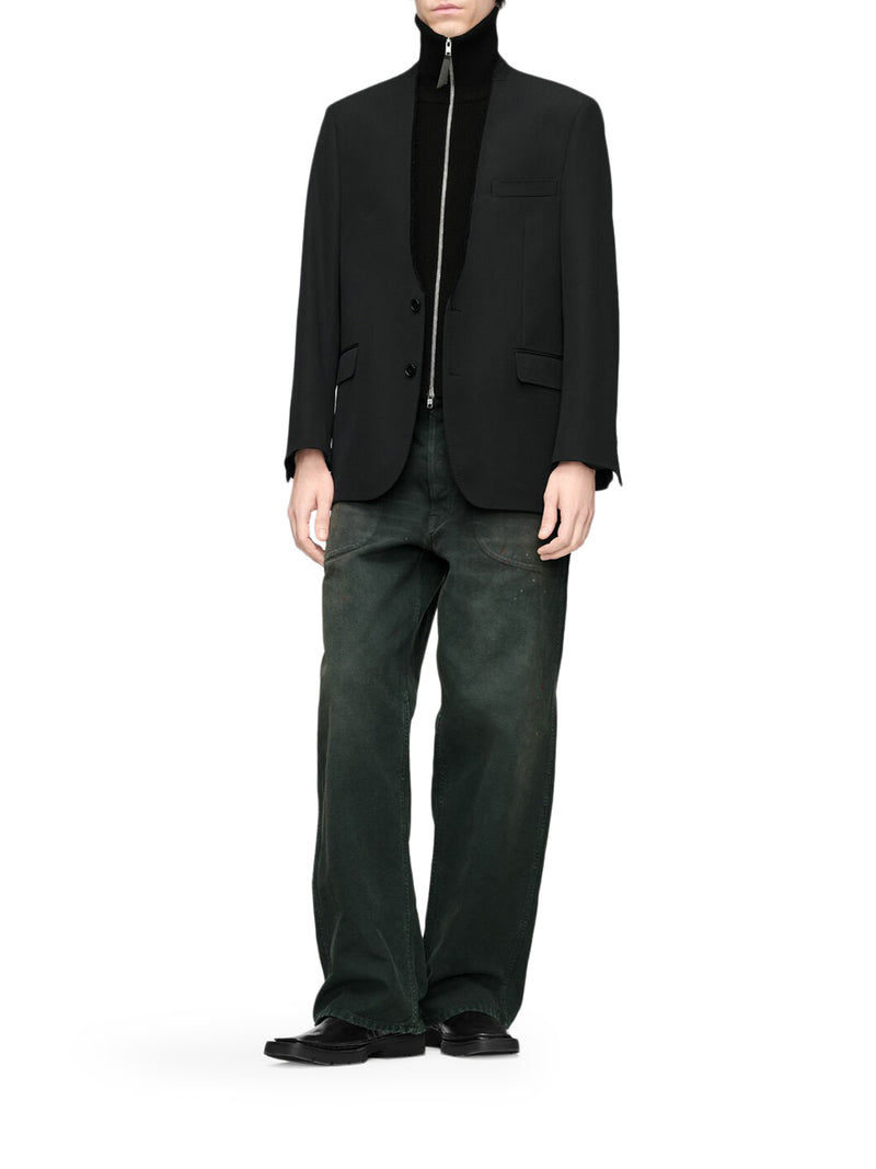ZIP KNIT GILET