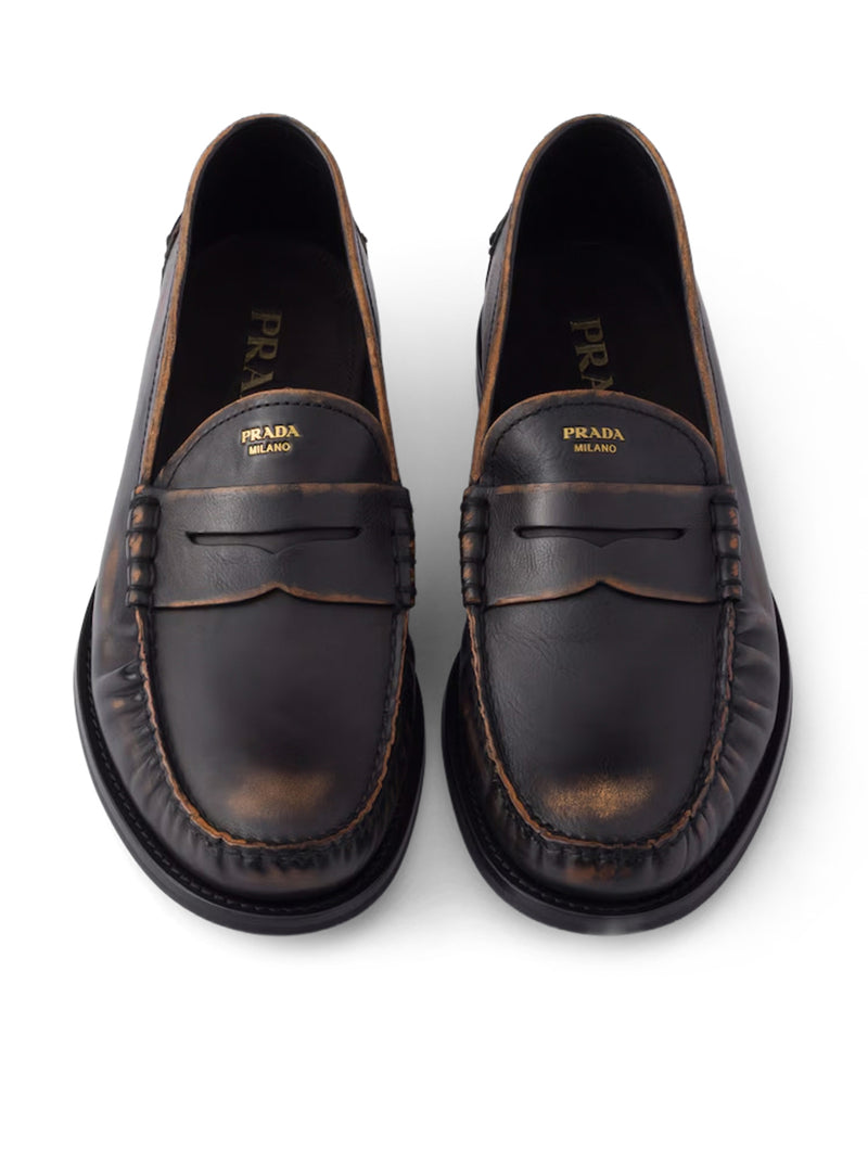 ANTIQUE LEATHER LOAFERS