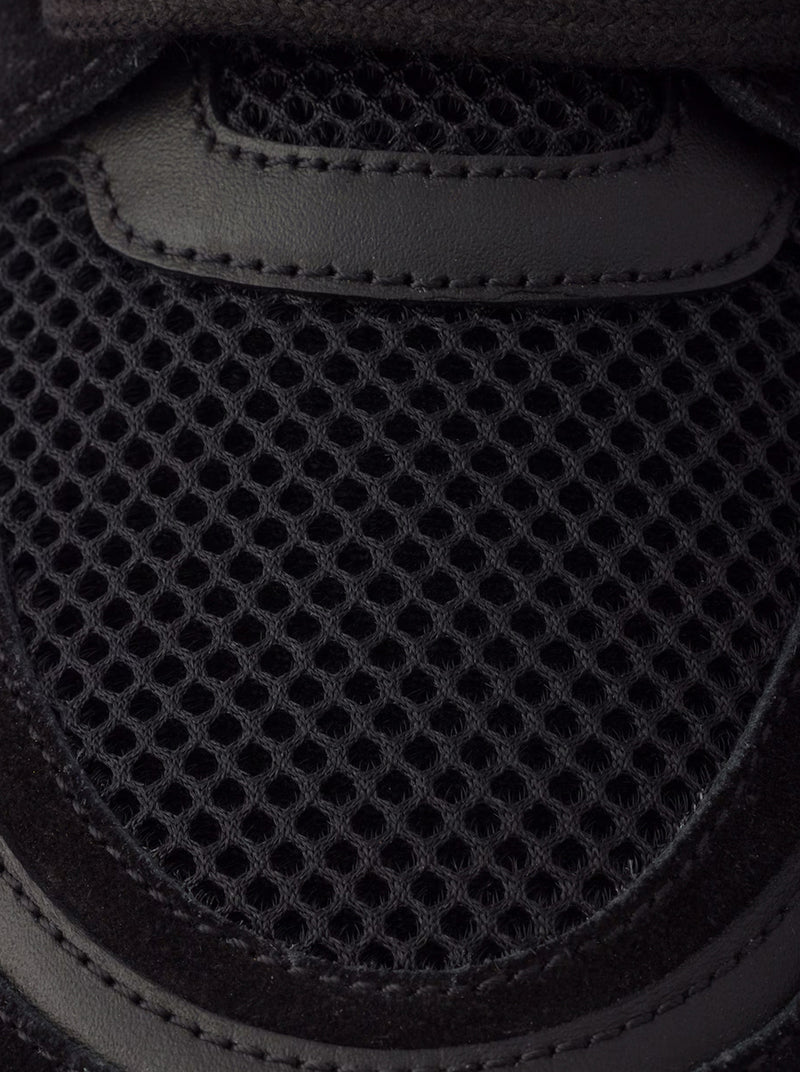 PRAX SNEAKERS IN LEATHER AND FABRIC