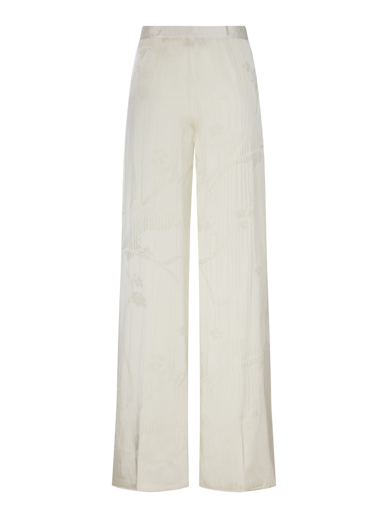 WIDE-LEG JACQUARD TROUSERS
