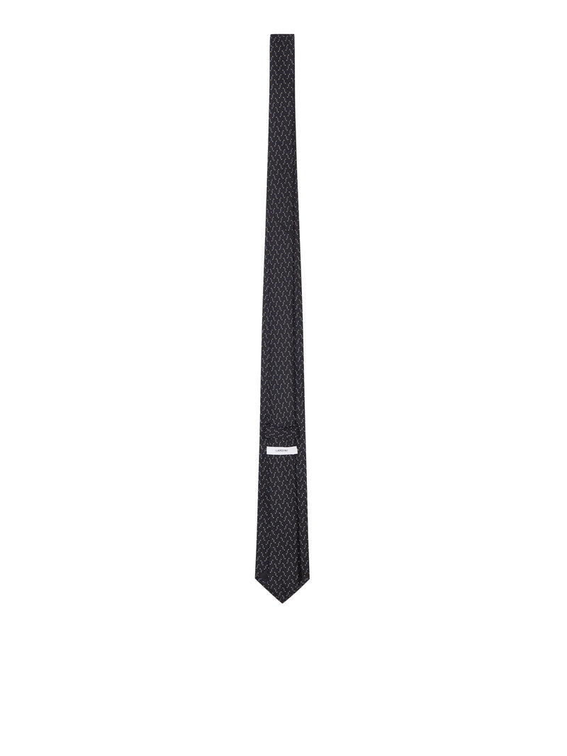 MICRO-PATTERNED SILK TIE