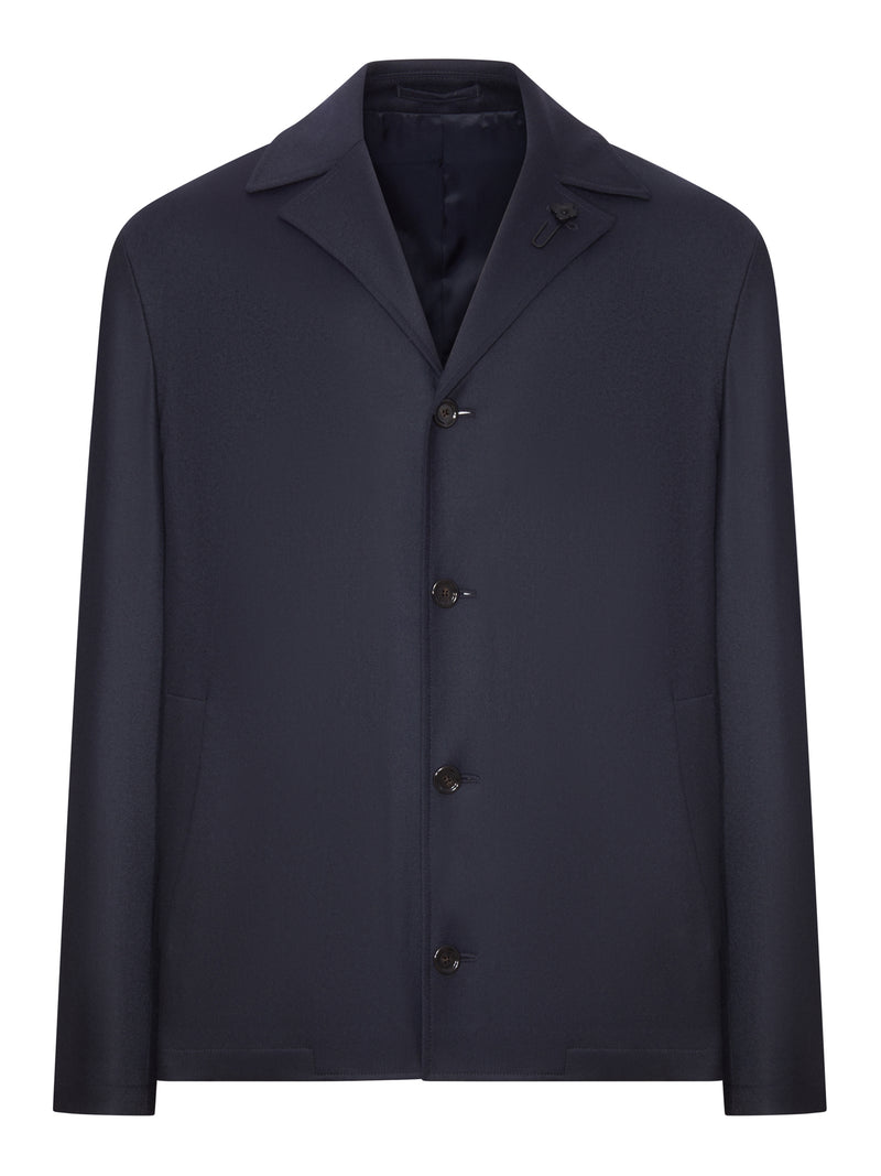 WOOL AND CASHMERE OVERSHIRT
