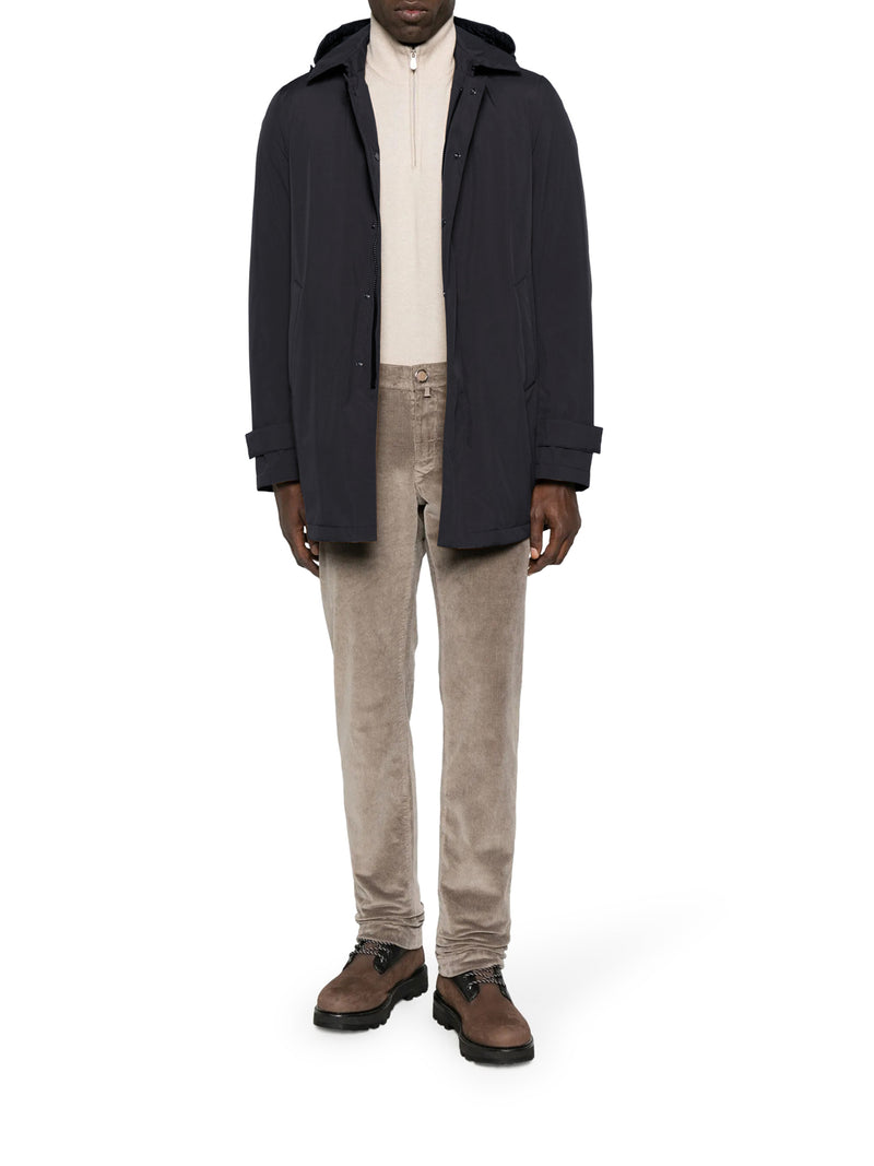 TECHNICAL COAT WITH HOOD