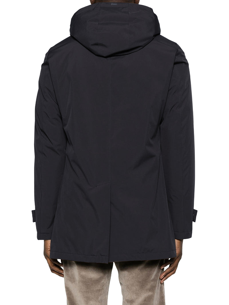 TECHNICAL COAT WITH HOOD