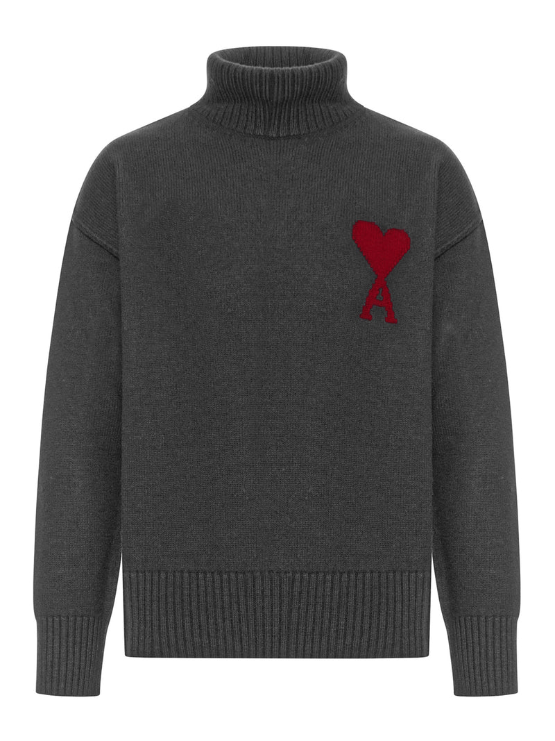 AMI DE COEUR WOOL HIGH NECK SWEATER