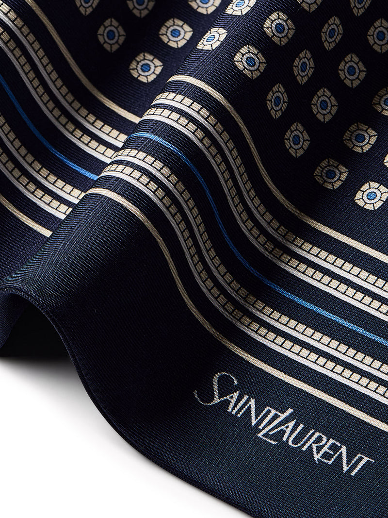 LAVALLIÈRE SCARF IN SILK TWILL