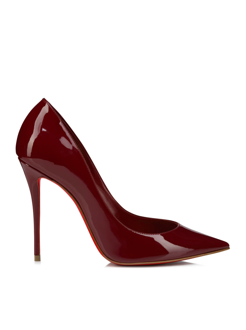 LA PIGALLE PATENT CALFSKIN PUMPS