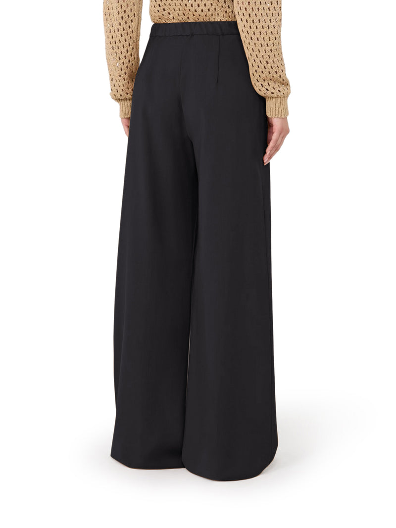 LIGHTWEIGHT WOOL CANVAS TROUSERS