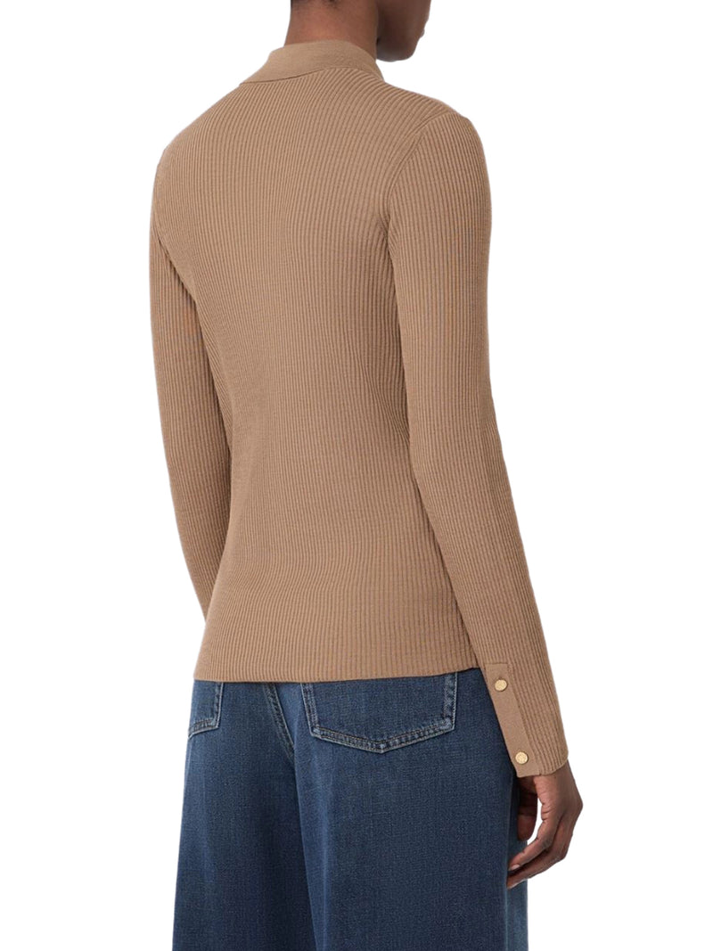 FITTED CARDIGAN IN WOOL YARN