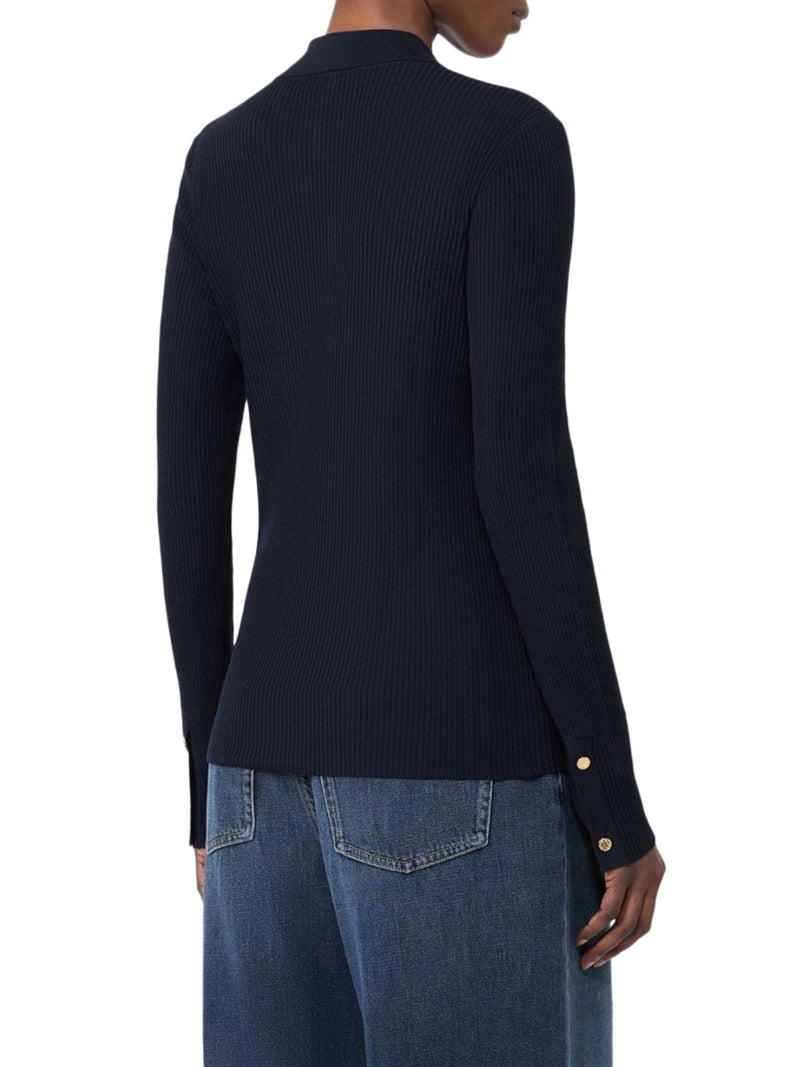 FITTED CARDIGAN IN WOOL YARN