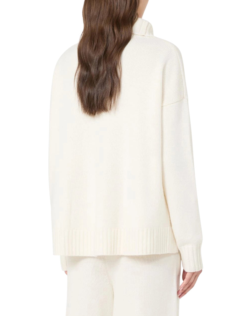 HIGH NECK SWEATER IN CASHMERE YARN