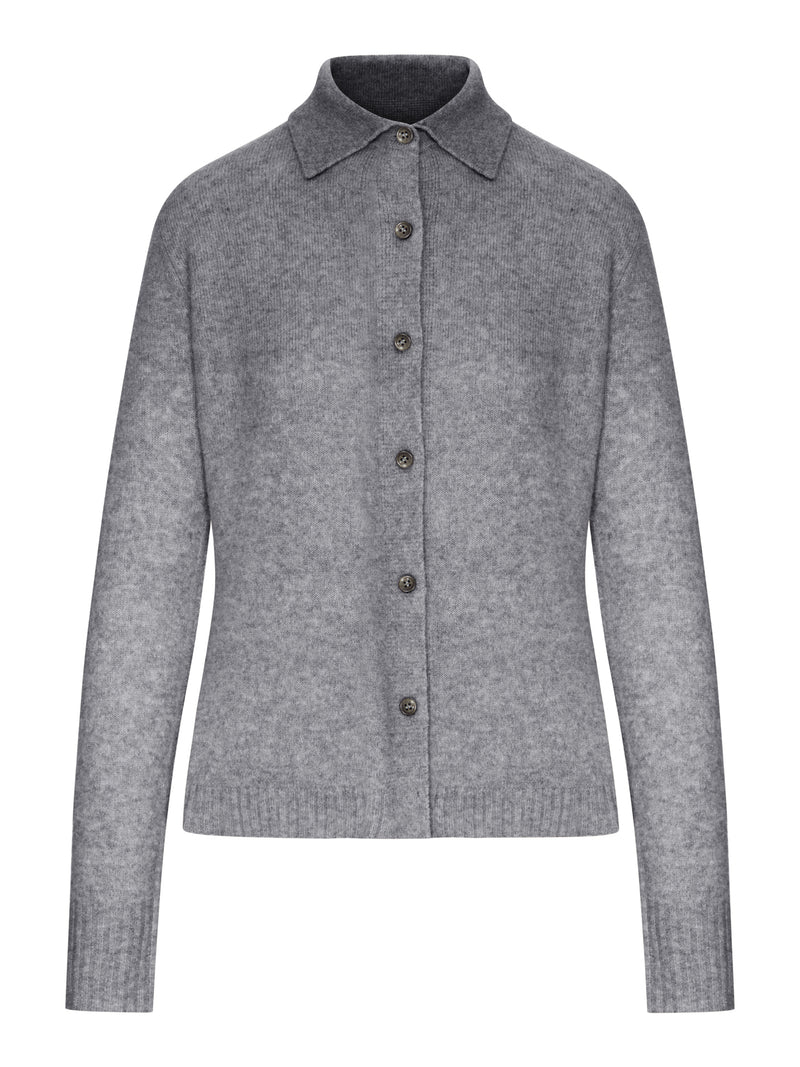 COLLARED CARDIGAN