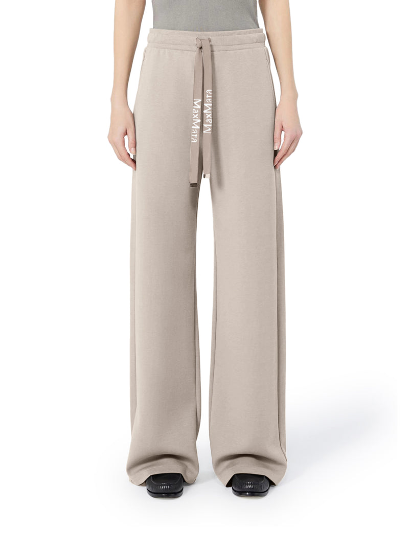 WIDE TROUSERS IN DOUBLE JERSEY
