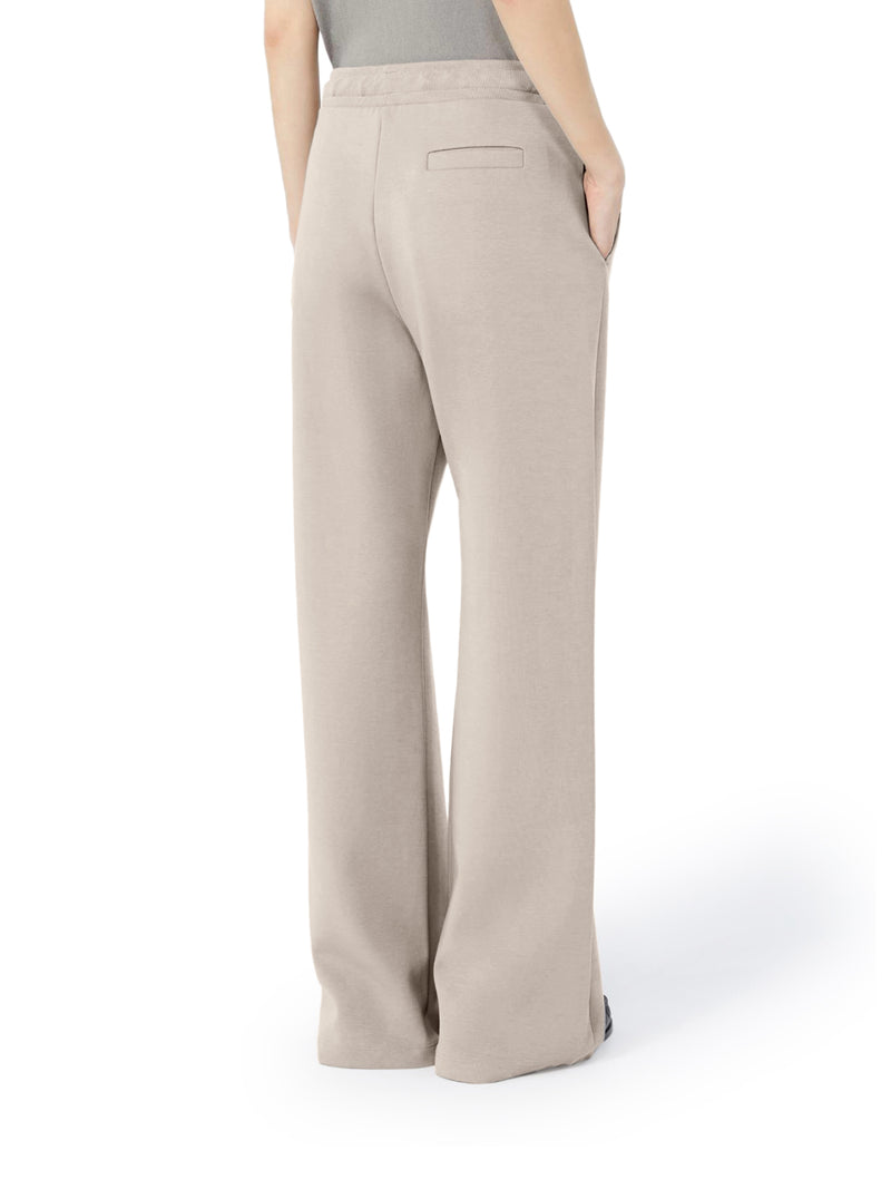 WIDE TROUSERS IN DOUBLE JERSEY