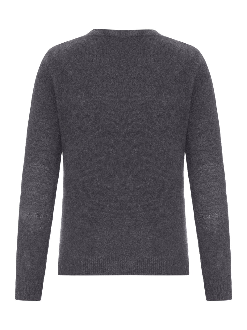 COTTON-BLEND CREW-NECK SWEATER