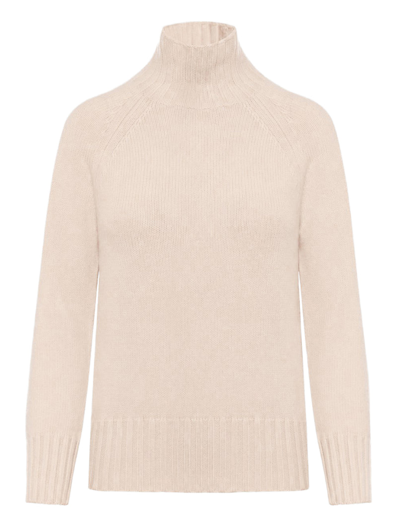 WOOL AND CASHMERE YARN TURTLENECK
