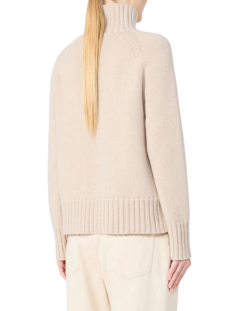 WOOL AND CASHMERE YARN TURTLENECK