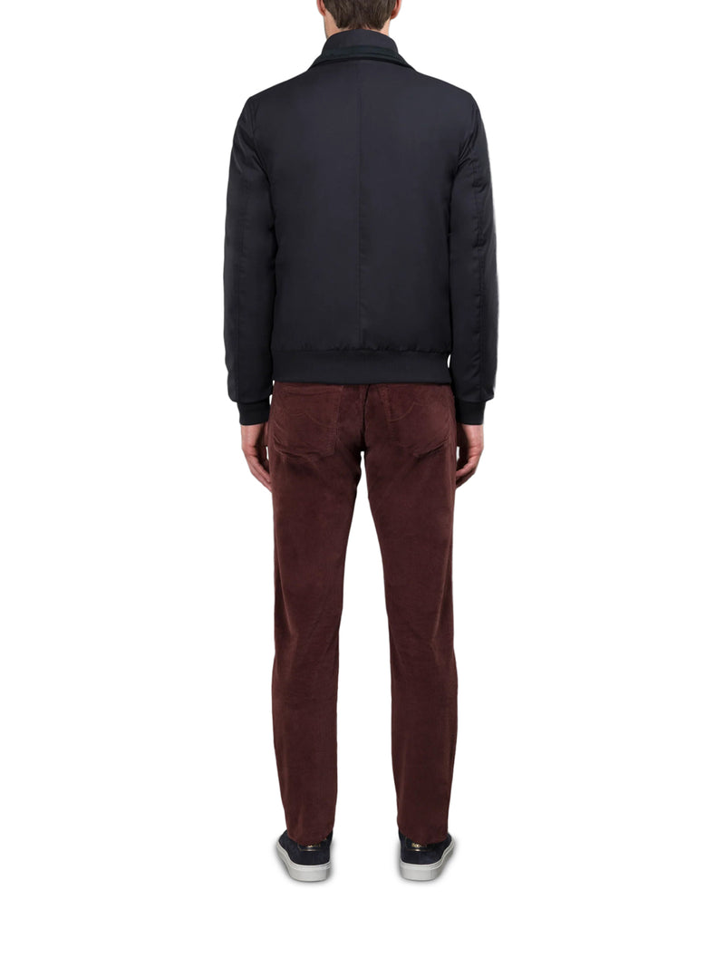 JANOS PUM HIGH-NECK BOMBER JACKET