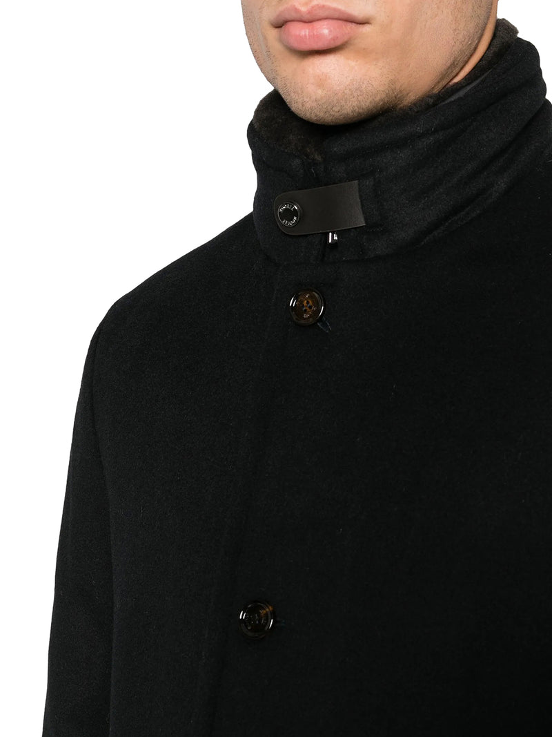 CASHMERE BLEND COAT WITH FUR COLLAR