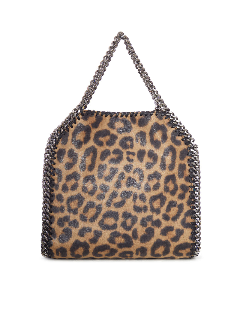 LEOPARD-PRINT MINI FALABELLA BAG