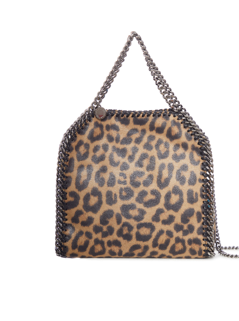 LEOPARD-PRINT MINI FALABELLA BAG