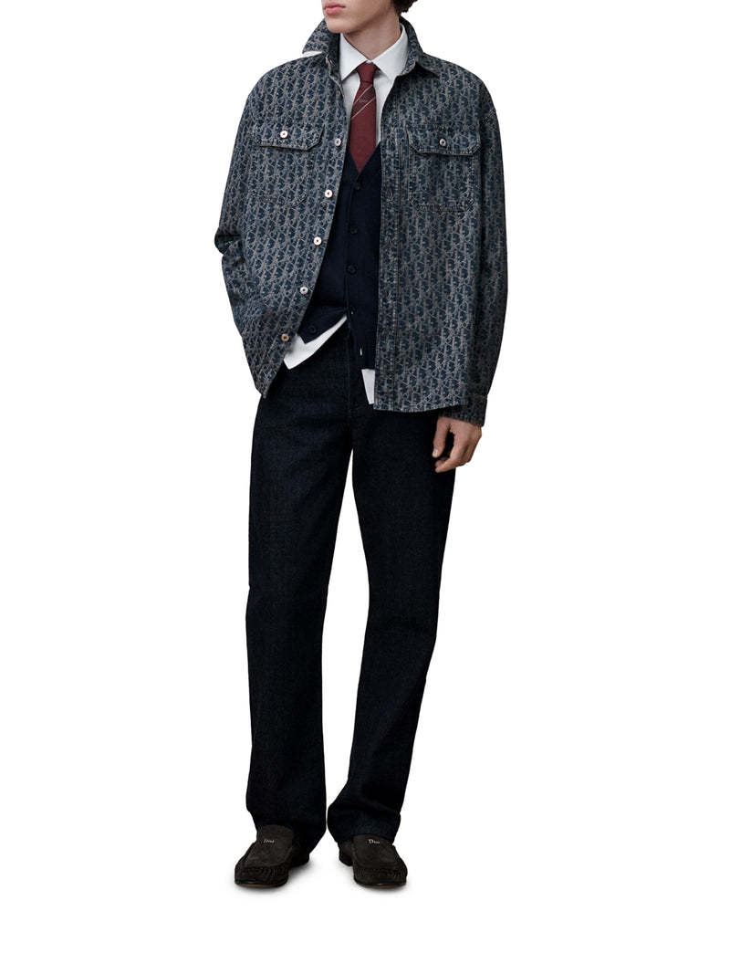 DIOR OBLIQUE DENIM SHIRT-JACKET