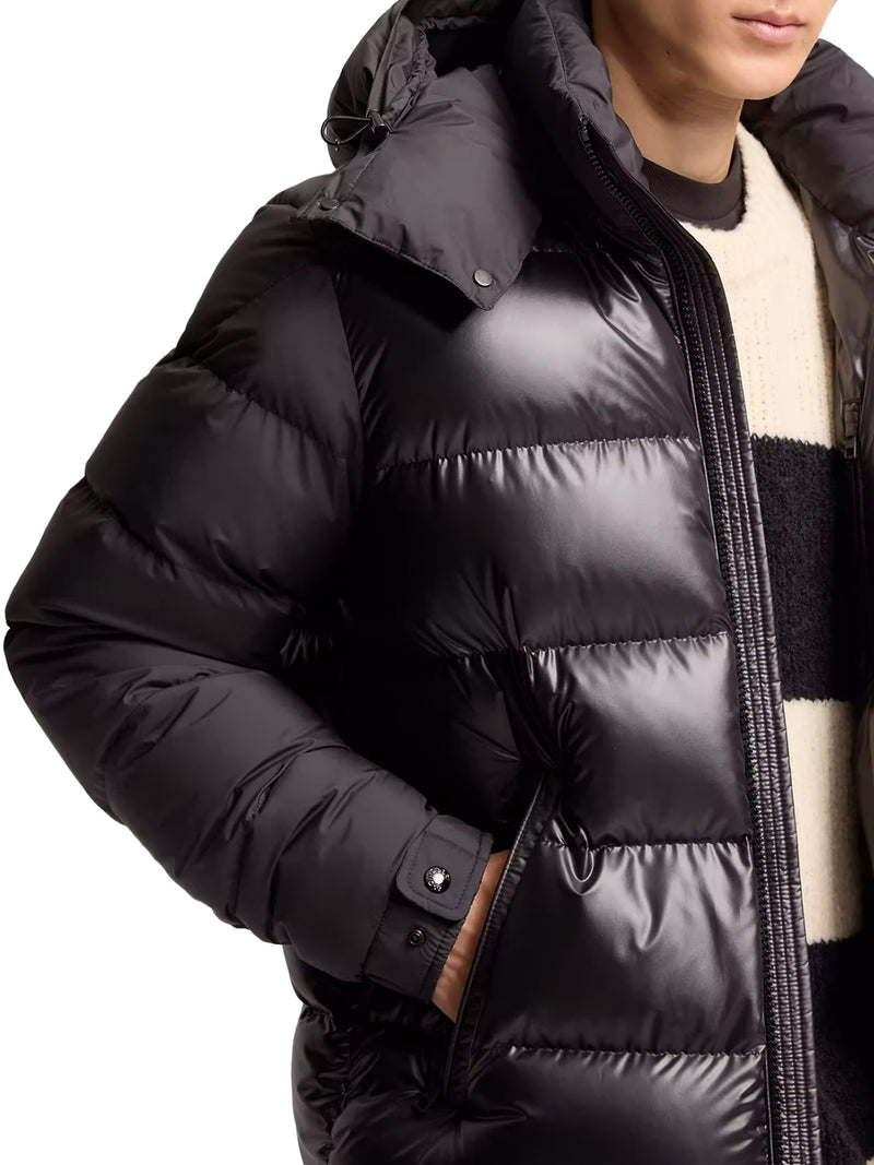 MAYA SHORT HOODED DOWN JACKET