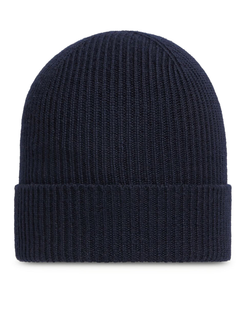MONCLER LOGO WOOL HAT