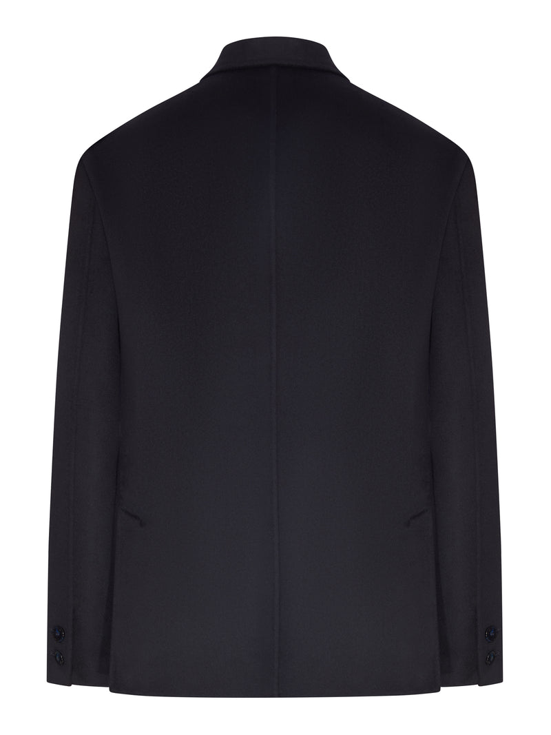 DOUBLE-BREASTED CASHMERE-BLEND JACKET