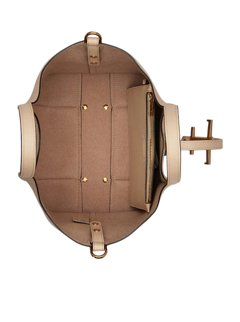 T TIMELESS MINI LEATHER SHOPPING BAG