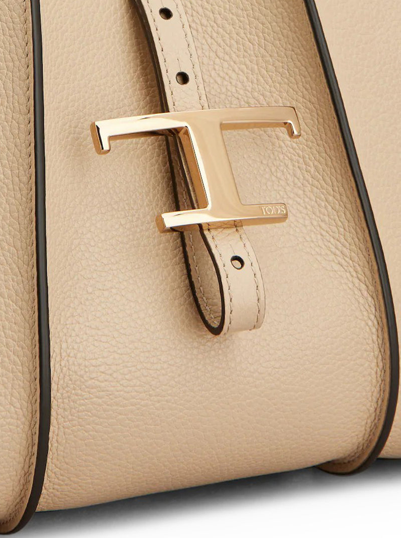 T TIMELESS MINI LEATHER SHOPPING BAG