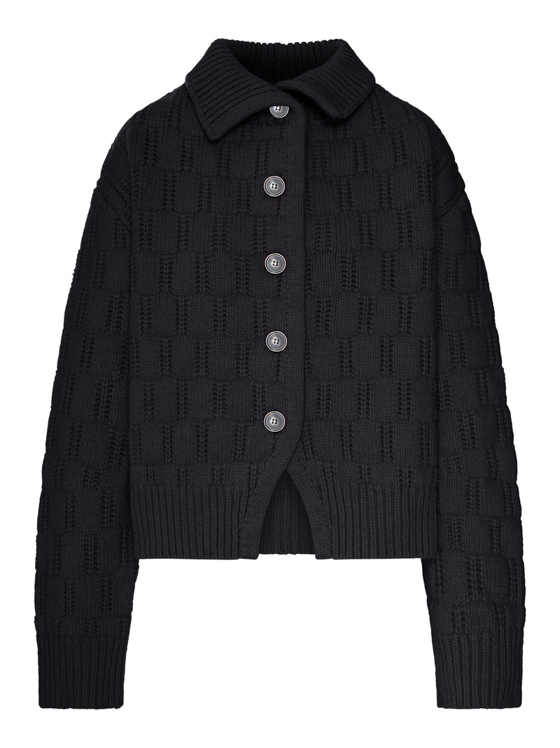 OPEN-KNIT CARDIGAN