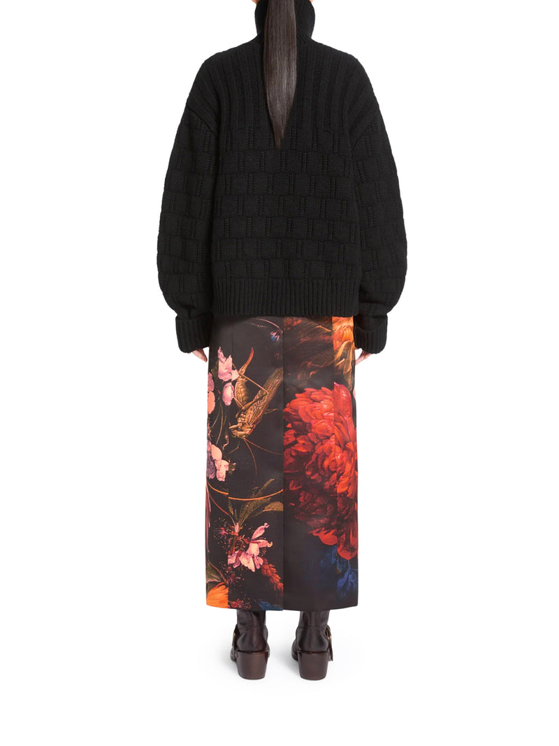 OPEN-KNIT CARDIGAN