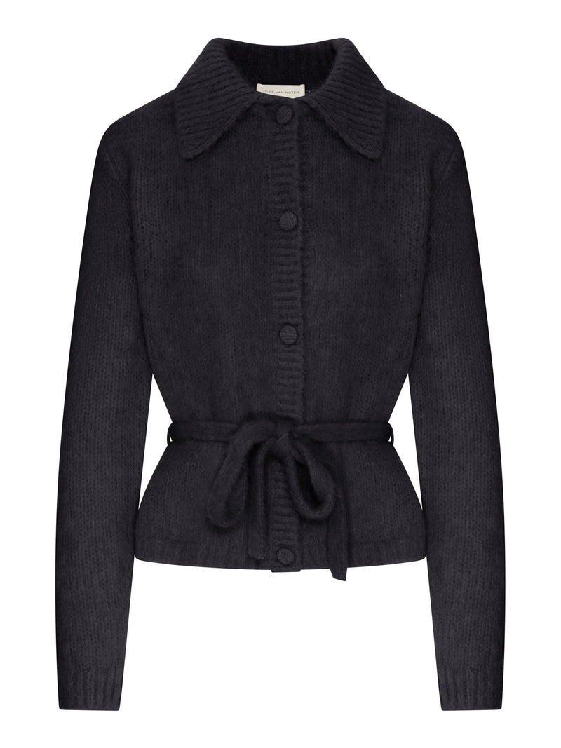 WOOL-BLEND CARDIGAN WITH BELT