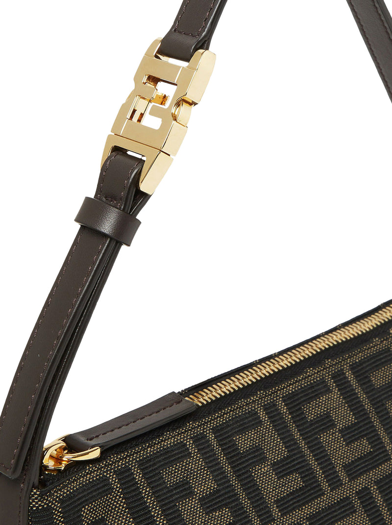 VANITY POUCH SMALL FF ZUCCA IN JACQUARD FABRIC