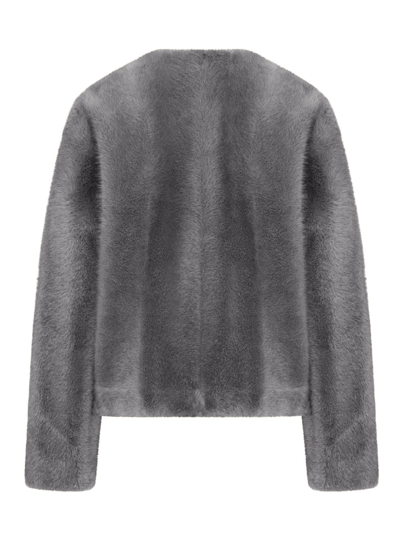 SHORT ECO FUR JACKET