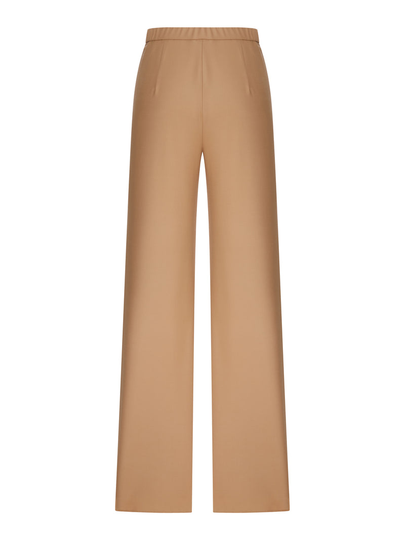 WOOL DRAWSTRING TROUSERS