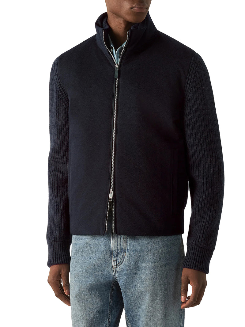 CASHMERE FULL-ZIP CARDIGAN