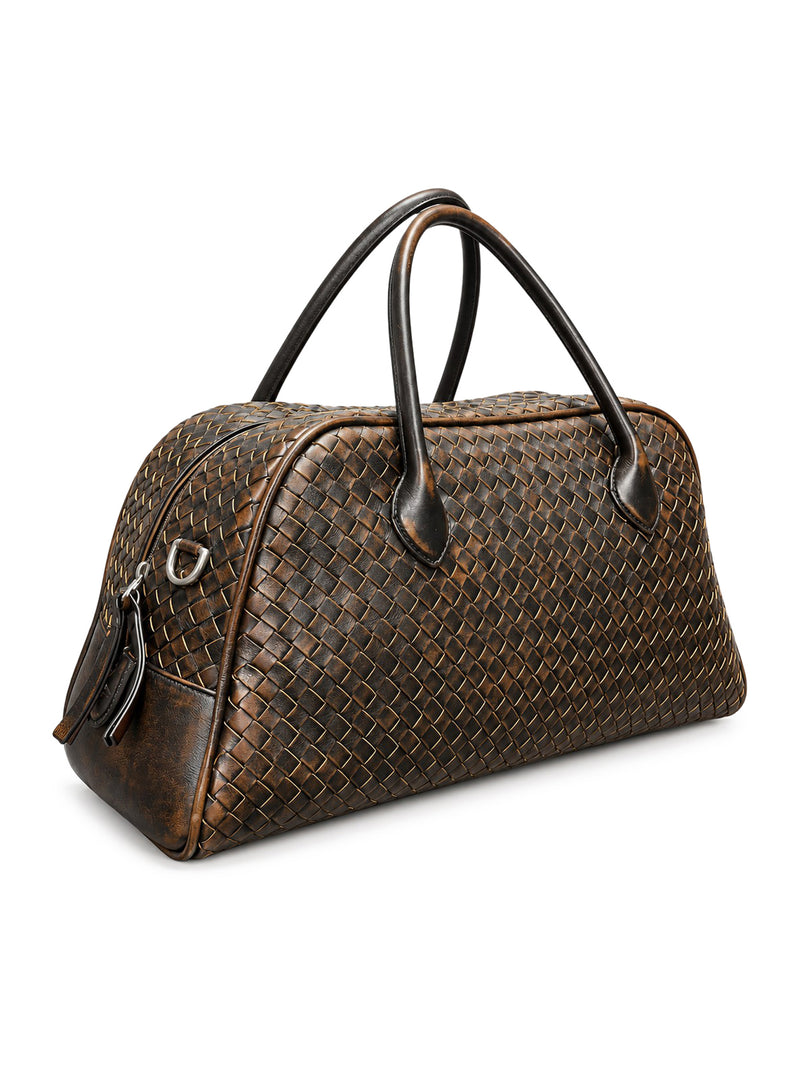 WOVEN LEATHER BAG
