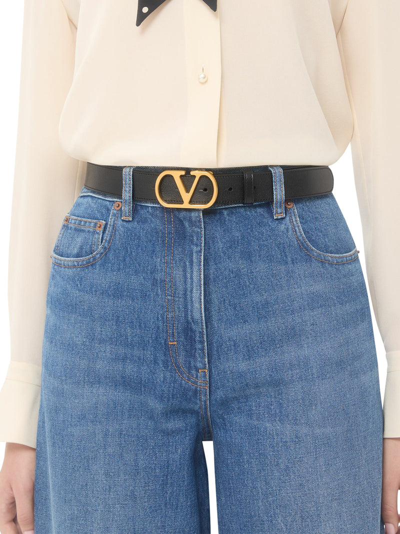 30 MM VLOGO SIGNATURE CALFSKIN BELT