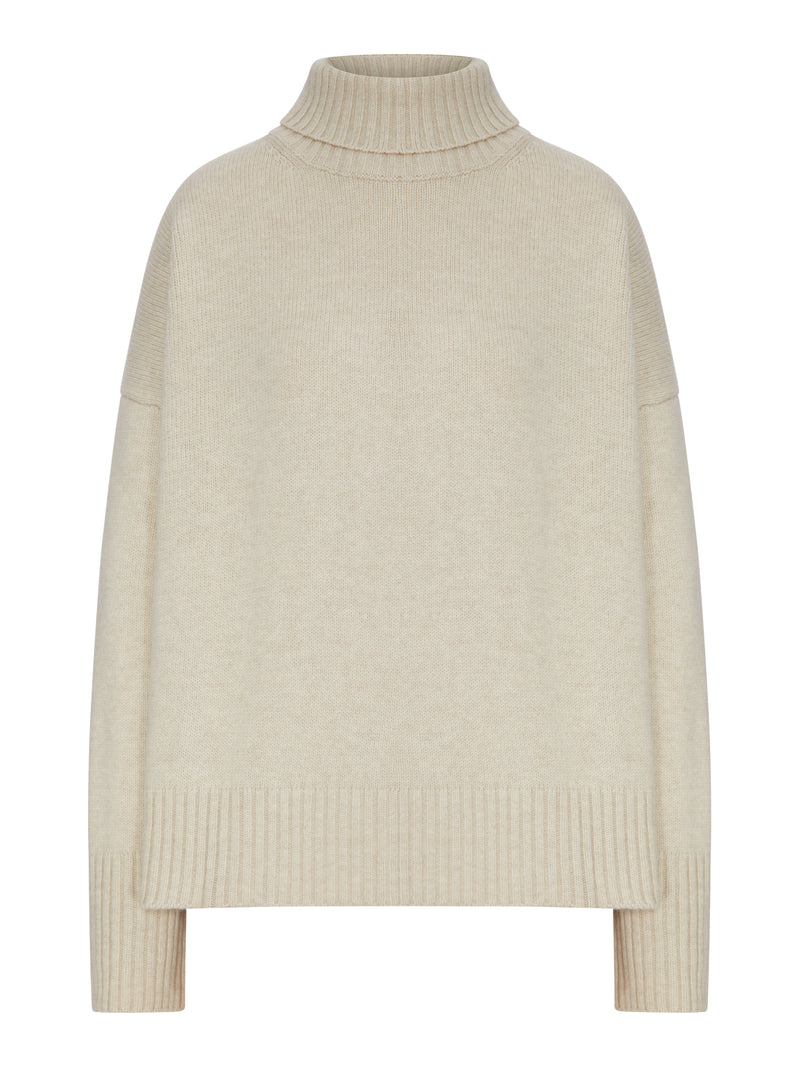 WILLIAM RIBBED KNIT TURTLENECK SWEATER