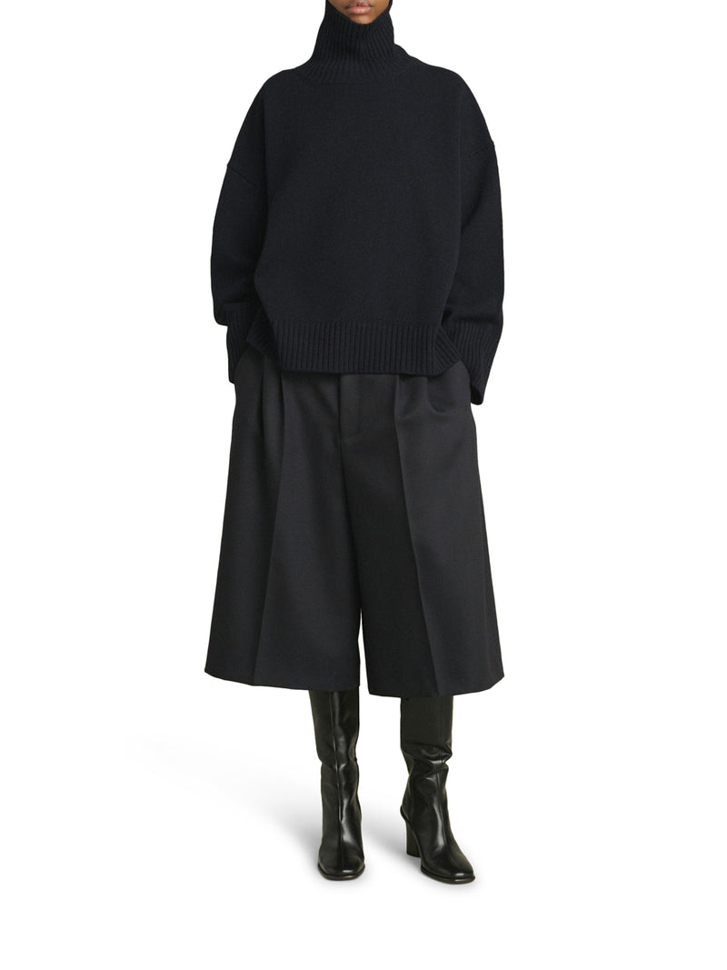 WILLIAM RIBBED KNIT TURTLENECK SWEATER